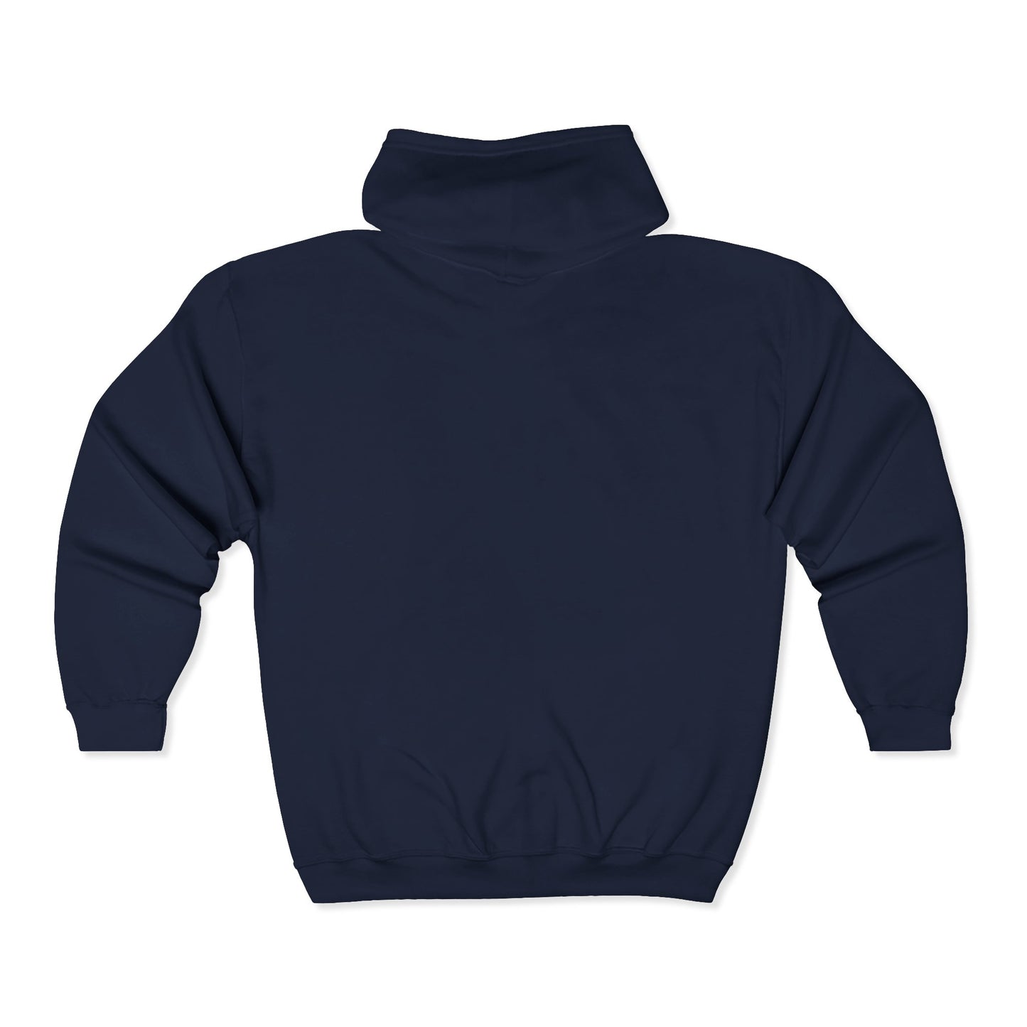 Meditation-Inspired Full Zip Hoodie, Cozy Relaxation Apparel, Mindfulness Gift, Unisex Sweatshirt for Yoga Lovers, Comfort Wear for Chilling