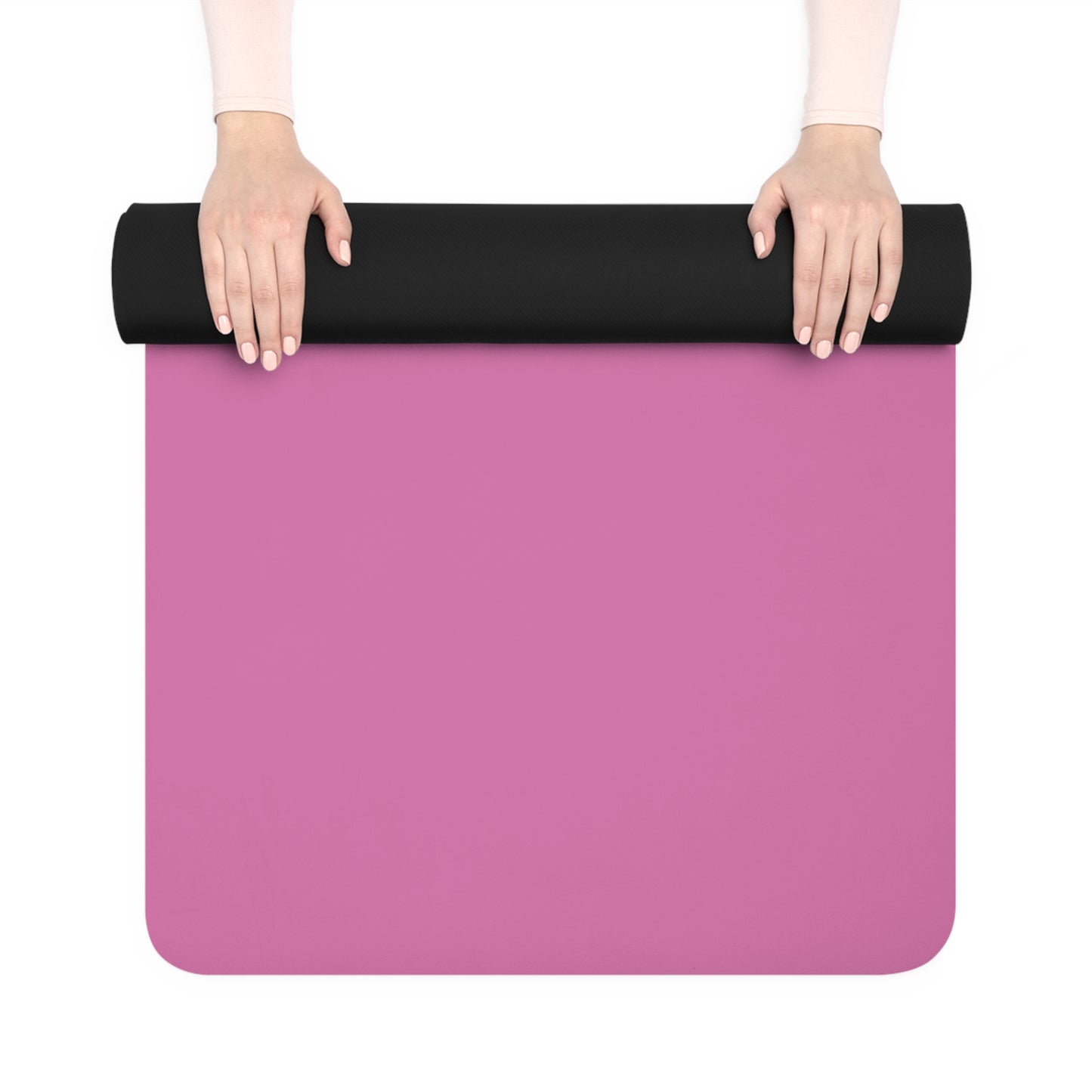 Rubber Yoga Mat - Inspiring & Non-Slip Fitness Mat for Home or Studio, Perfect for Meditation, Pilates, Gifts, Zen Decor