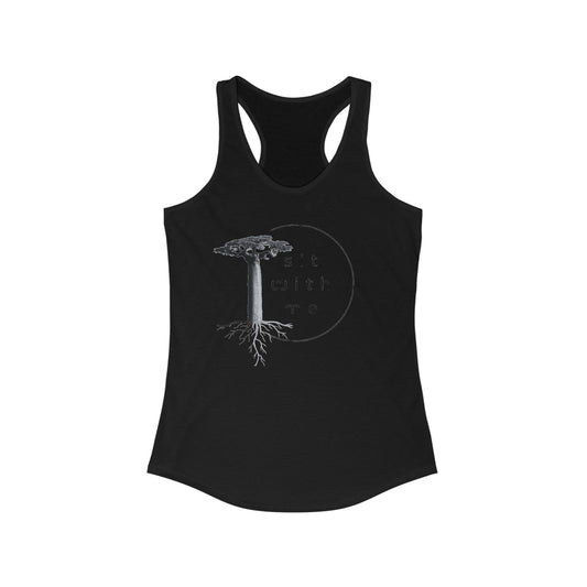 Bohemian Racerback Tank, Inspirational Tank Top, Nature Lover Gift, Relaxed Fit Tee, Summer Essentials, Casual Wear, Fitness Apparel