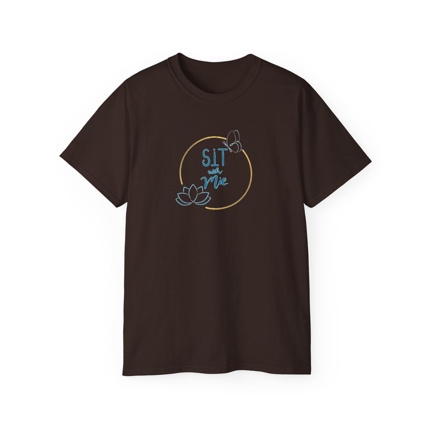 Relaxed Lotus Tee, Unisex T-Shirt, Yoga Gift, Mindfulness Apparel, Comfortable Classic Tee, Self-Care Shirt, Spiritual Clothing