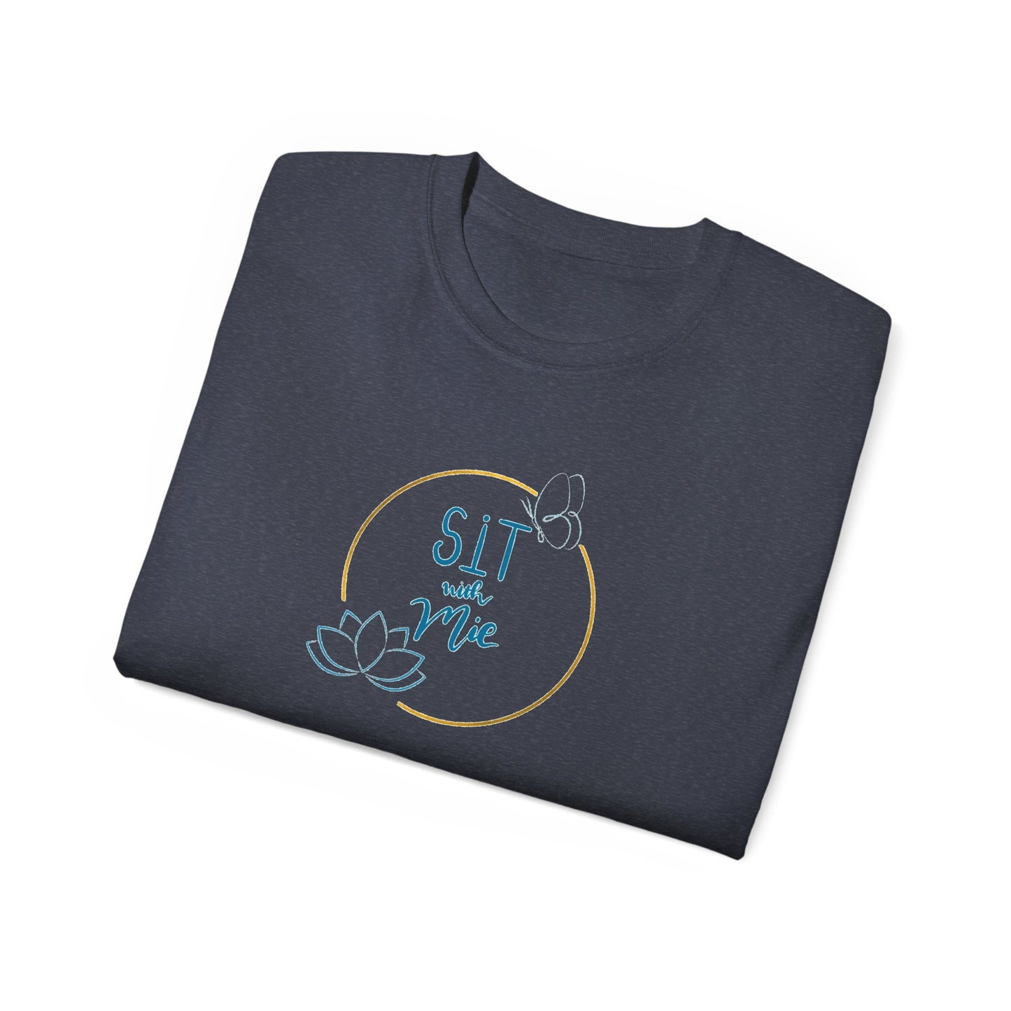 Relaxed Lotus Tee, Unisex T-Shirt, Yoga Gift, Mindfulness Apparel, Comfortable Classic Tee, Self-Care Shirt, Spiritual Clothing