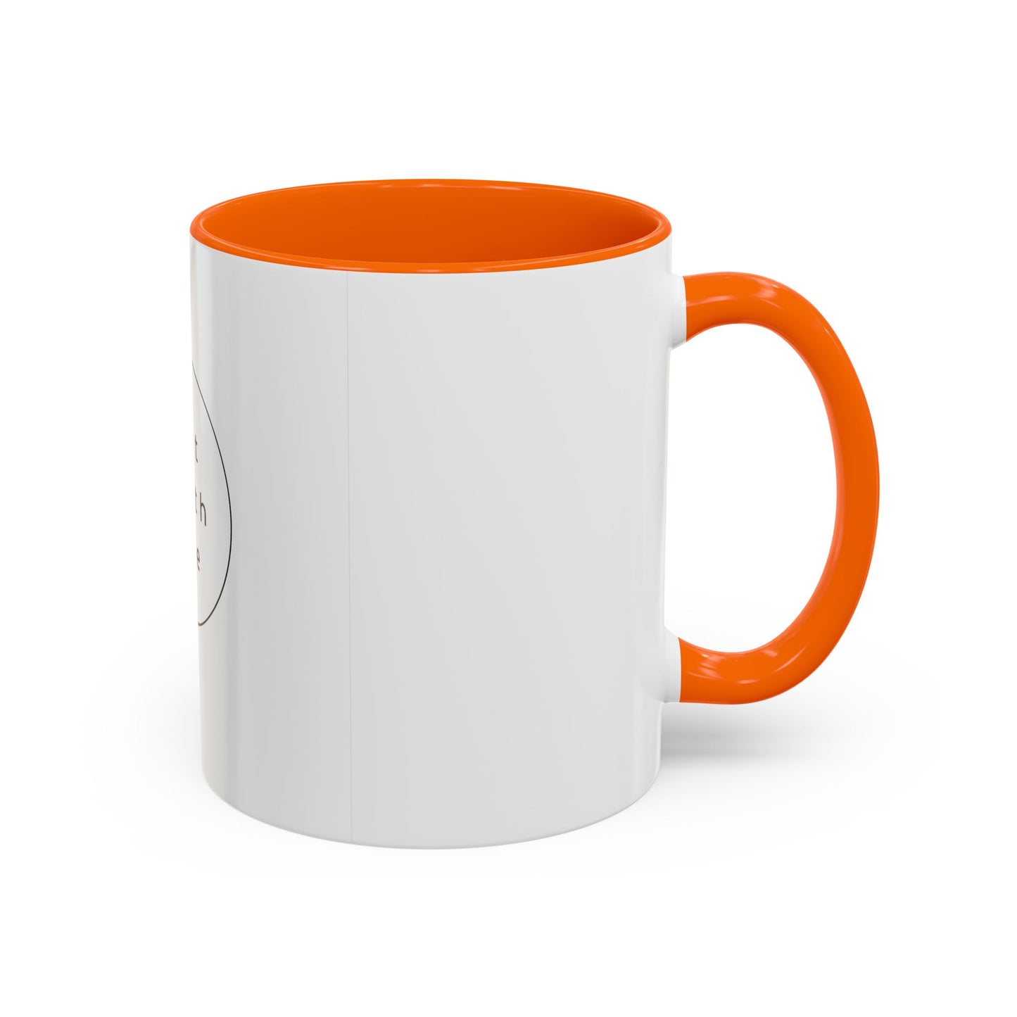 Meditative Accent Coffee Mug with Inspirational Quote, Gift for Yoga Lovers, Home Decor, Self-Care, Morning Coffee Routine, Tea Lovers