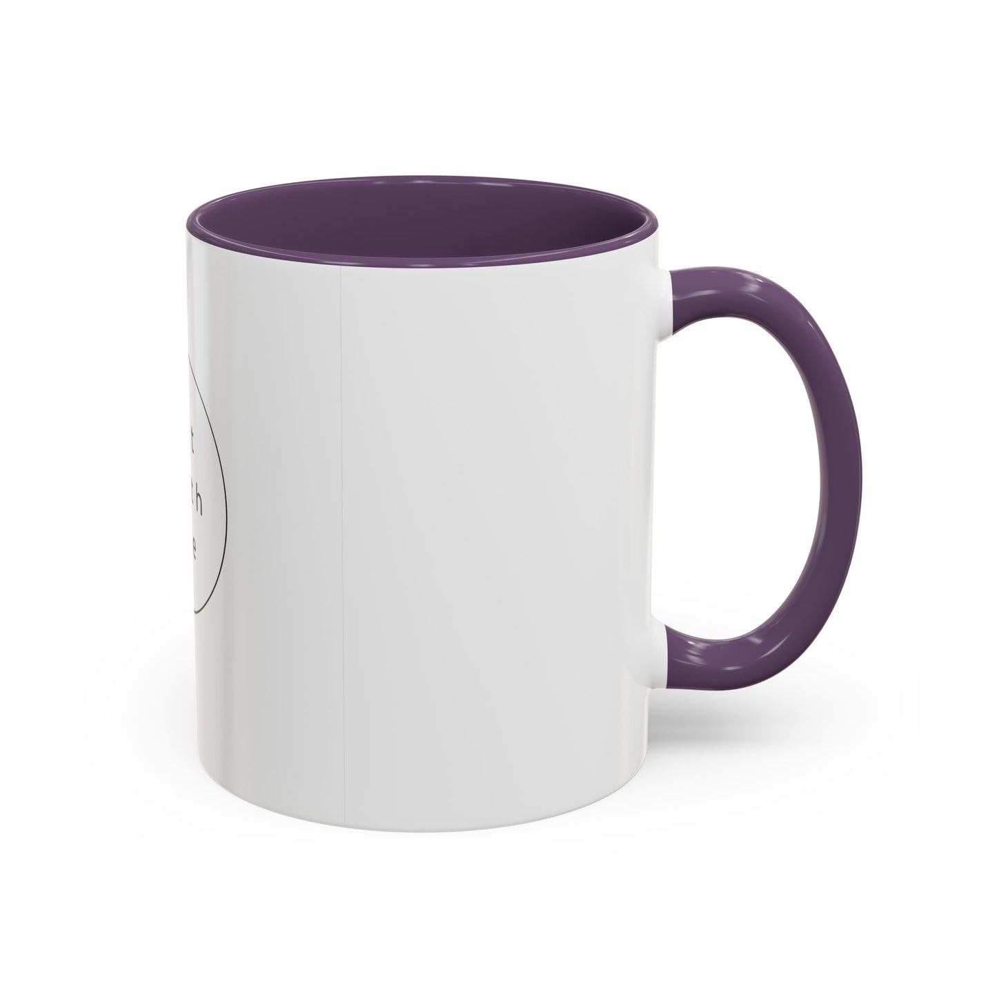 Meditative Accent Coffee Mug with Inspirational Quote, Gift for Yoga Lovers, Home Decor, Self-Care, Morning Coffee Routine, Tea Lovers