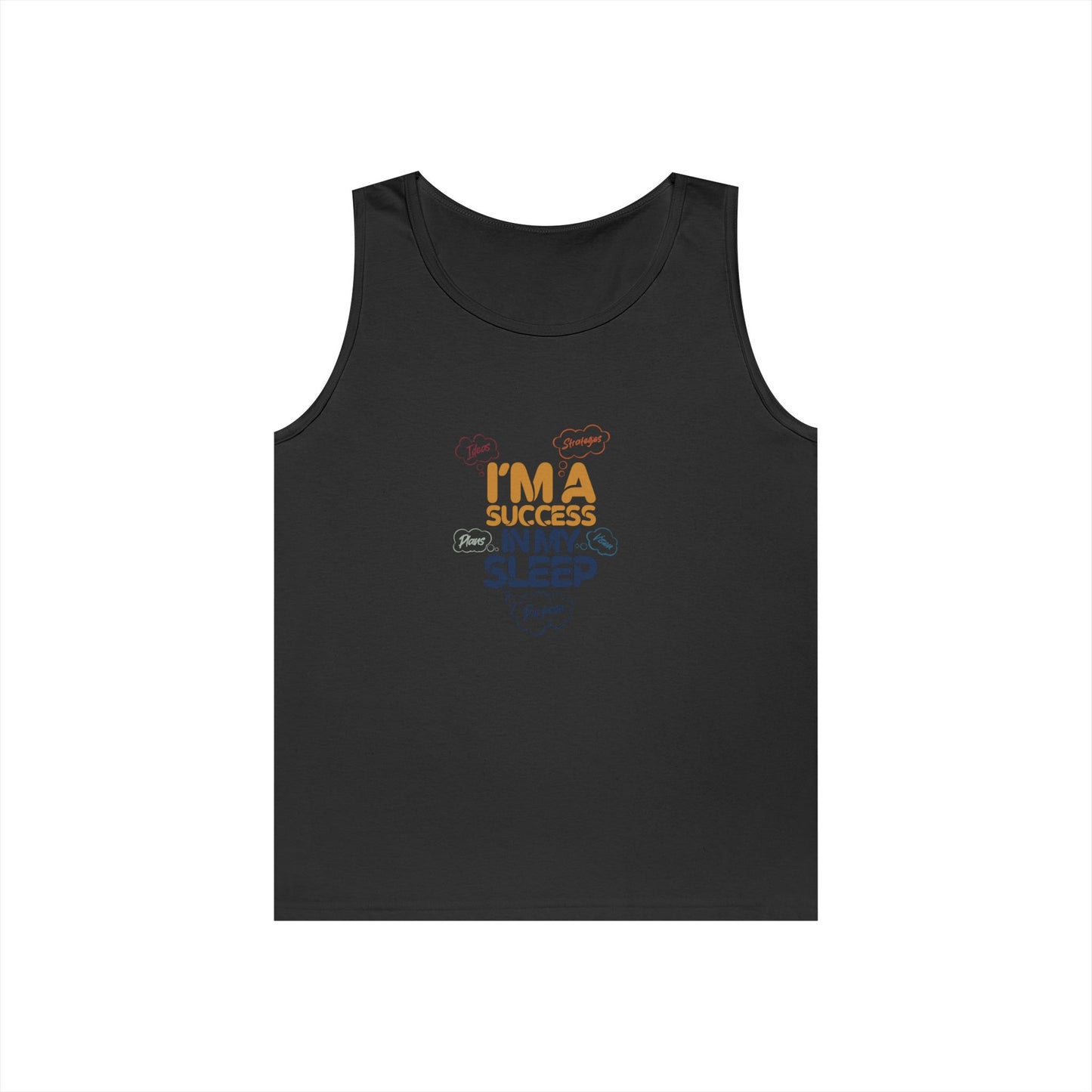 Success in My Sleep Tank Top, Perfect for Lazy Days, Fitness Lovers, Sleep Enthusiasts, Great for Birthdays, Casual Wear, Summer Vibes
