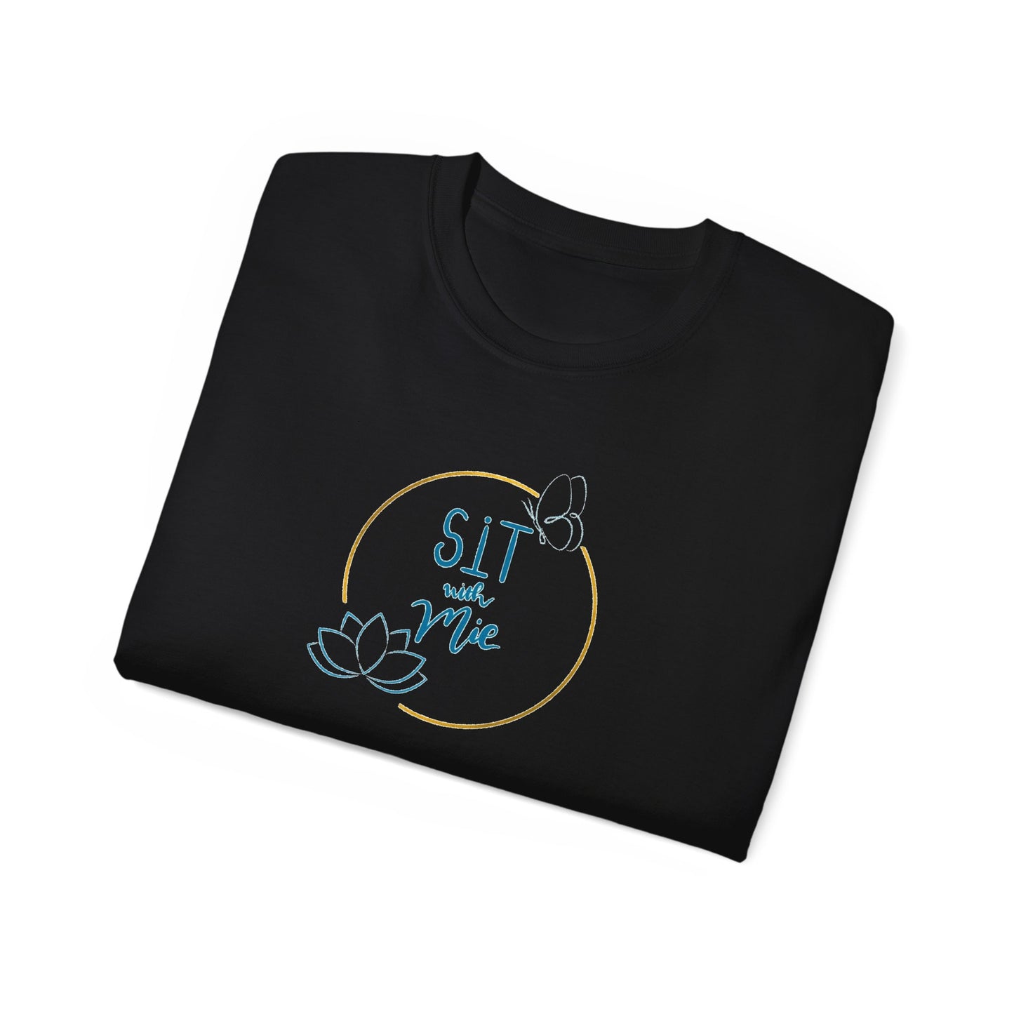 Relaxed Lotus Tee, Unisex T-Shirt, Yoga Gift, Mindfulness Apparel, Comfortable Classic Tee, Self-Care Shirt, Spiritual Clothing