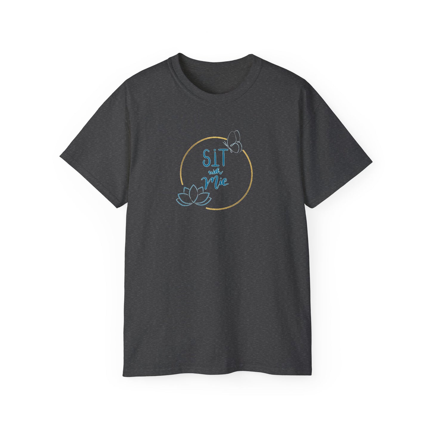 Relaxed Lotus Tee, Unisex T-Shirt, Yoga Gift, Mindfulness Apparel, Comfortable Classic Tee, Self-Care Shirt, Spiritual Clothing