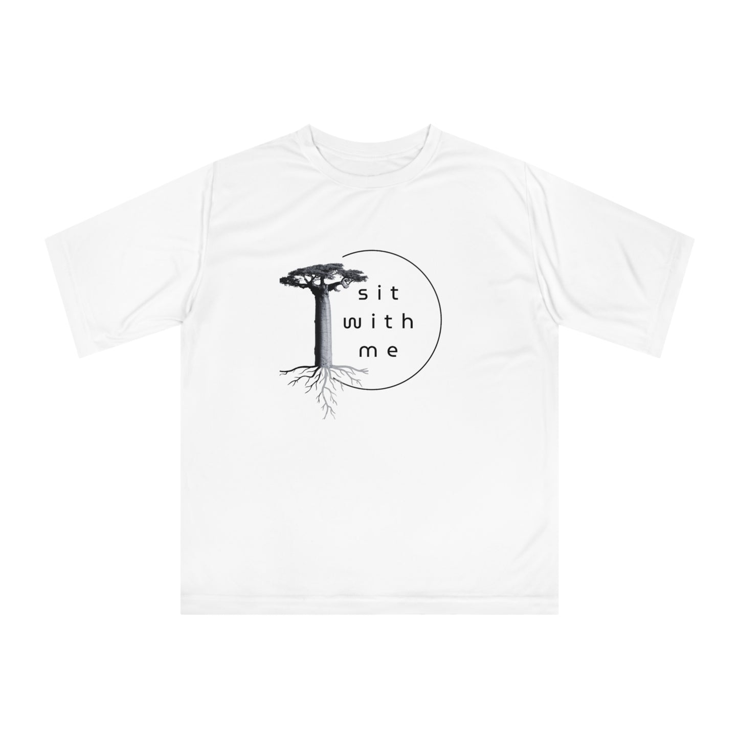 Mindful Tree Performance T-Shirt - Eco-Friendly Apparel, Unisex Gift, Yoga Attire, Outdoor Wear, Casual Style