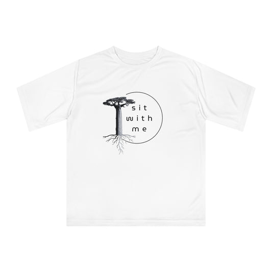 Mindful Tree Performance T-Shirt - Eco-Friendly Apparel, Unisex Gift, Yoga Attire, Outdoor Wear, Casual Style