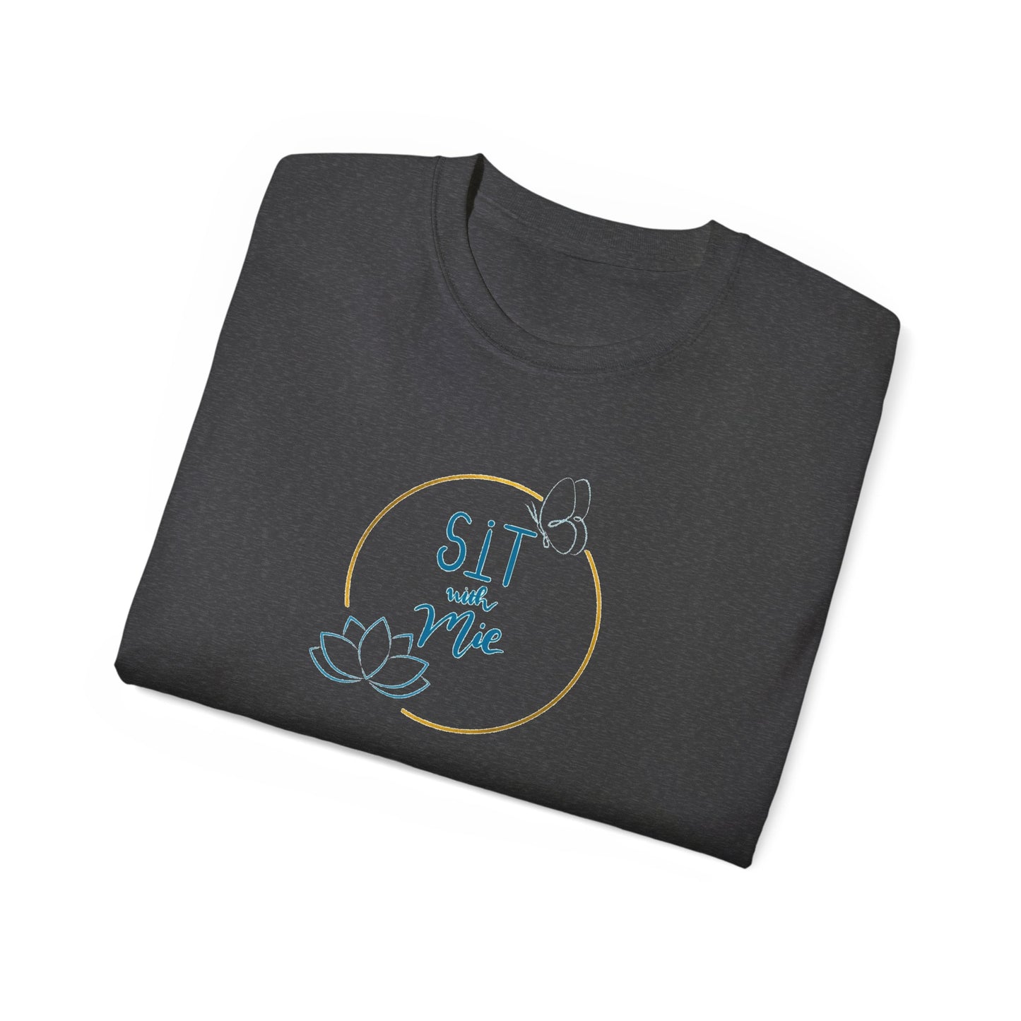 Relaxed Lotus Tee, Unisex T-Shirt, Yoga Gift, Mindfulness Apparel, Comfortable Classic Tee, Self-Care Shirt, Spiritual Clothing