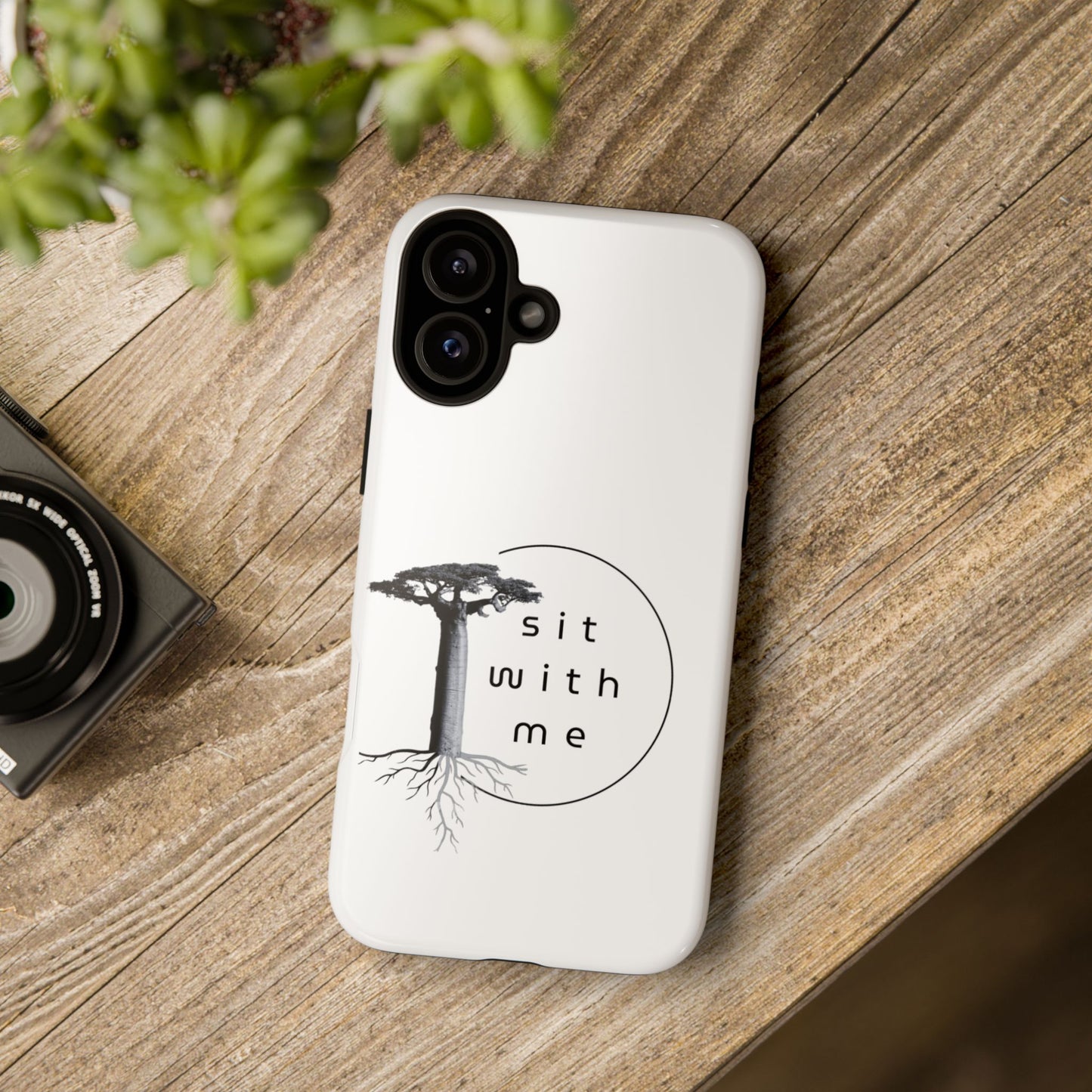 Lotus Flower Phone Case, Motivational Quote, Inspirational Gift, Mindfulness Decor, Self-Care Reminder
