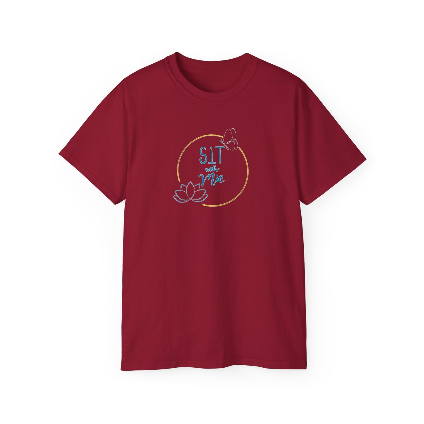 Relaxed Lotus Tee, Unisex T-Shirt, Yoga Gift, Mindfulness Apparel, Comfortable Classic Tee, Self-Care Shirt, Spiritual Clothing