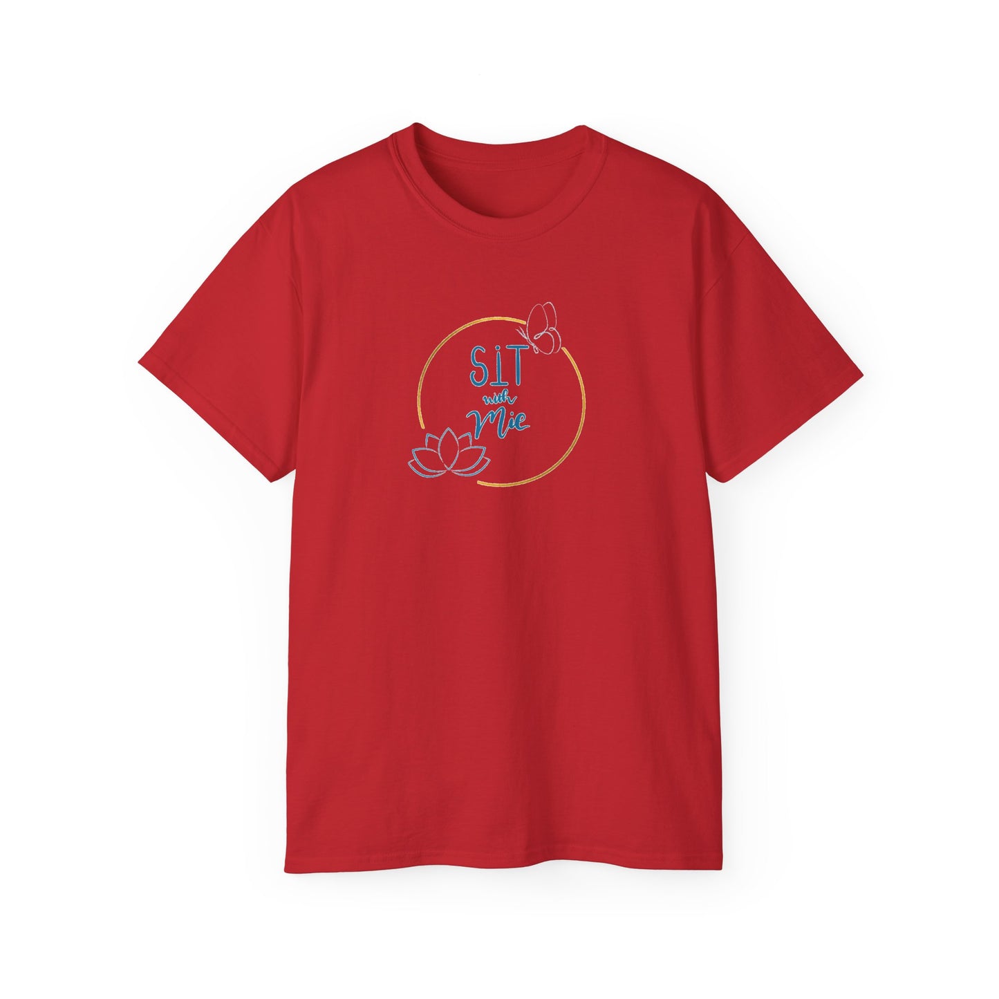 Relaxed Lotus Tee, Unisex T-Shirt, Yoga Gift, Mindfulness Apparel, Comfortable Classic Tee, Self-Care Shirt, Spiritual Clothing