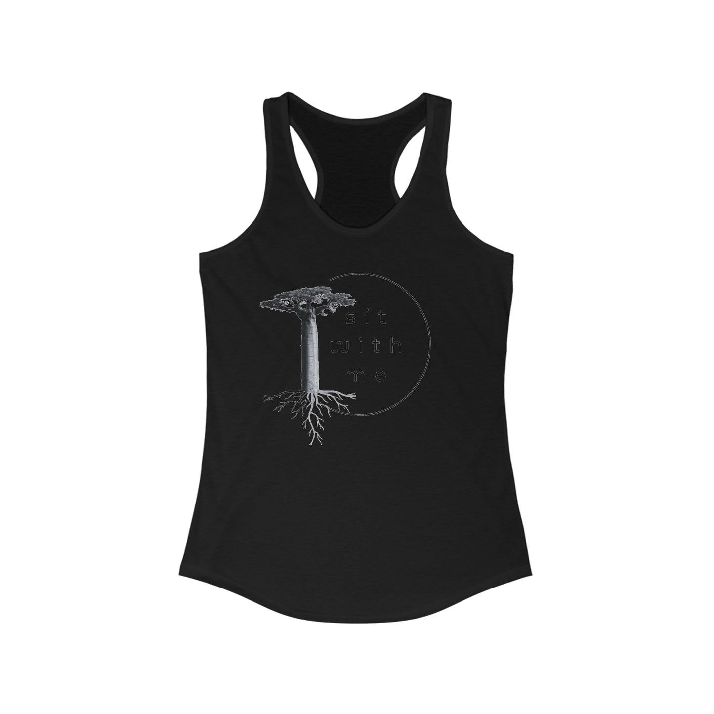 Bohemian Racerback Tank, Inspirational Tank Top, Nature Lover Gift, Relaxed Fit Tee, Summer Essentials, Casual Wear, Fitness Apparel