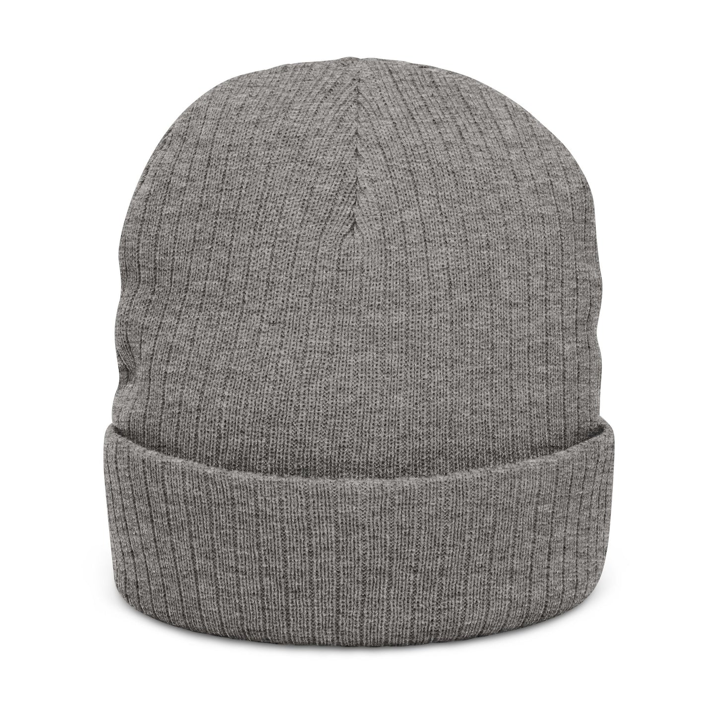 Cozy Ribbed Knit Beanie with Embroidery - Perfect Winter Hat for Outdoor Adventures, Gifts, and Everyday Wear