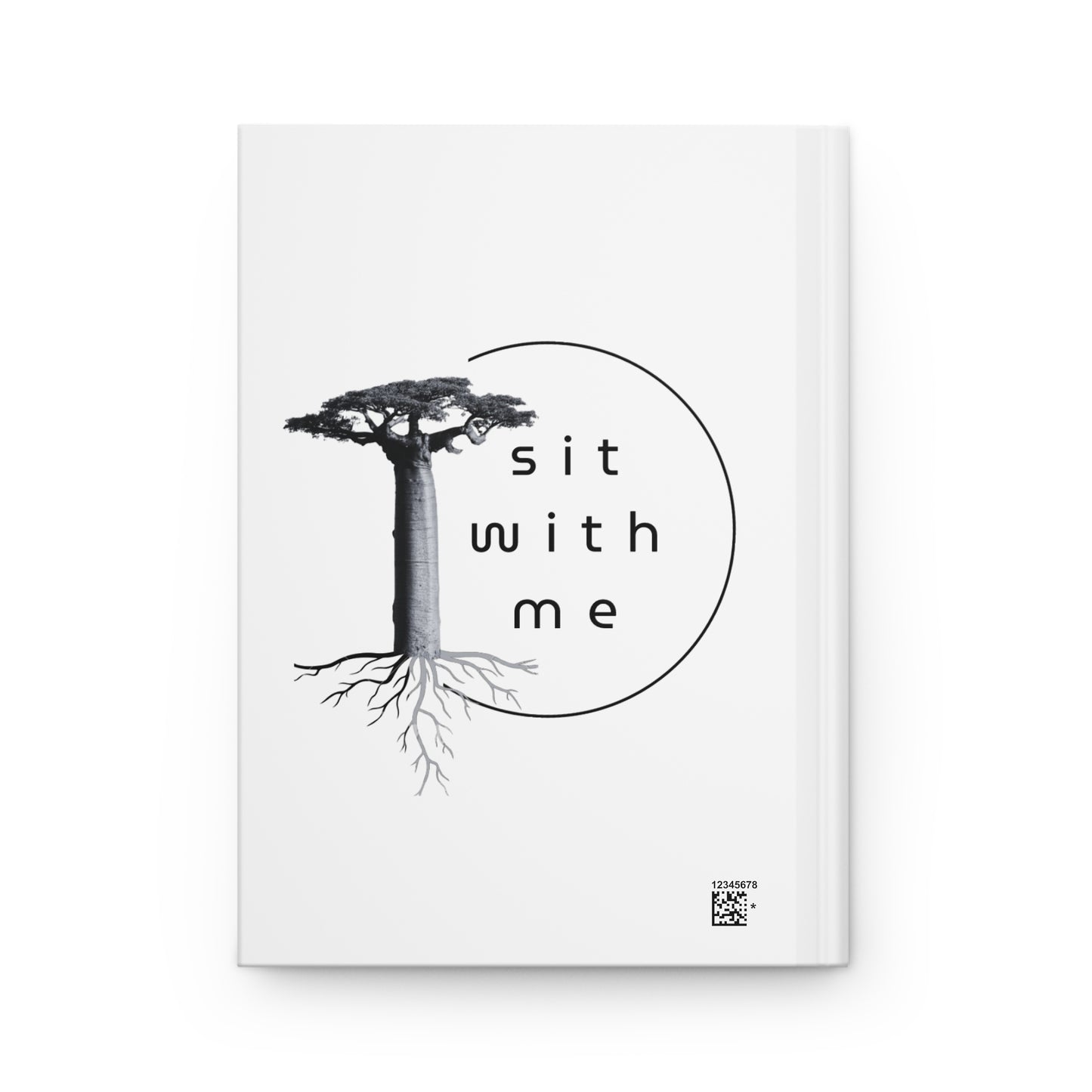 Mindful Baobab Journal: Sit With Me, Inspiration Notebook, Eco-Friendly Journal, Gift for Writers, Meditation Journal, Self-Reflection Diary