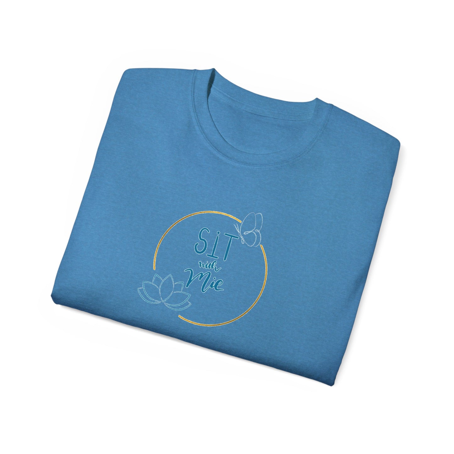 Relaxed Lotus Tee, Unisex T-Shirt, Yoga Gift, Mindfulness Apparel, Comfortable Classic Tee, Self-Care Shirt, Spiritual Clothing
