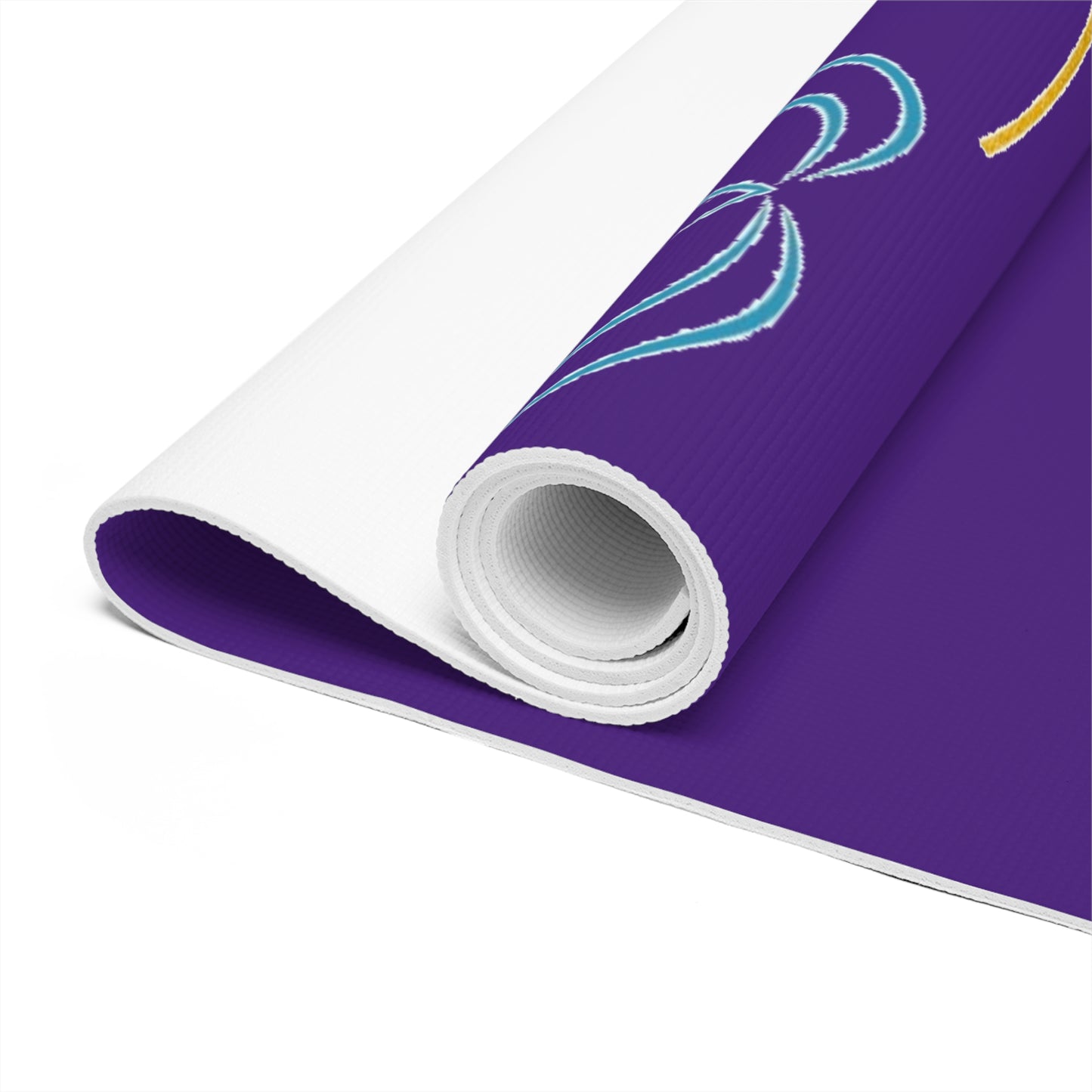Mindful Foam Yoga Mat, Sit with Me, Meditation Essential, Wellness Gift, Home Fitness Equipment, Yoga Practice Accessory