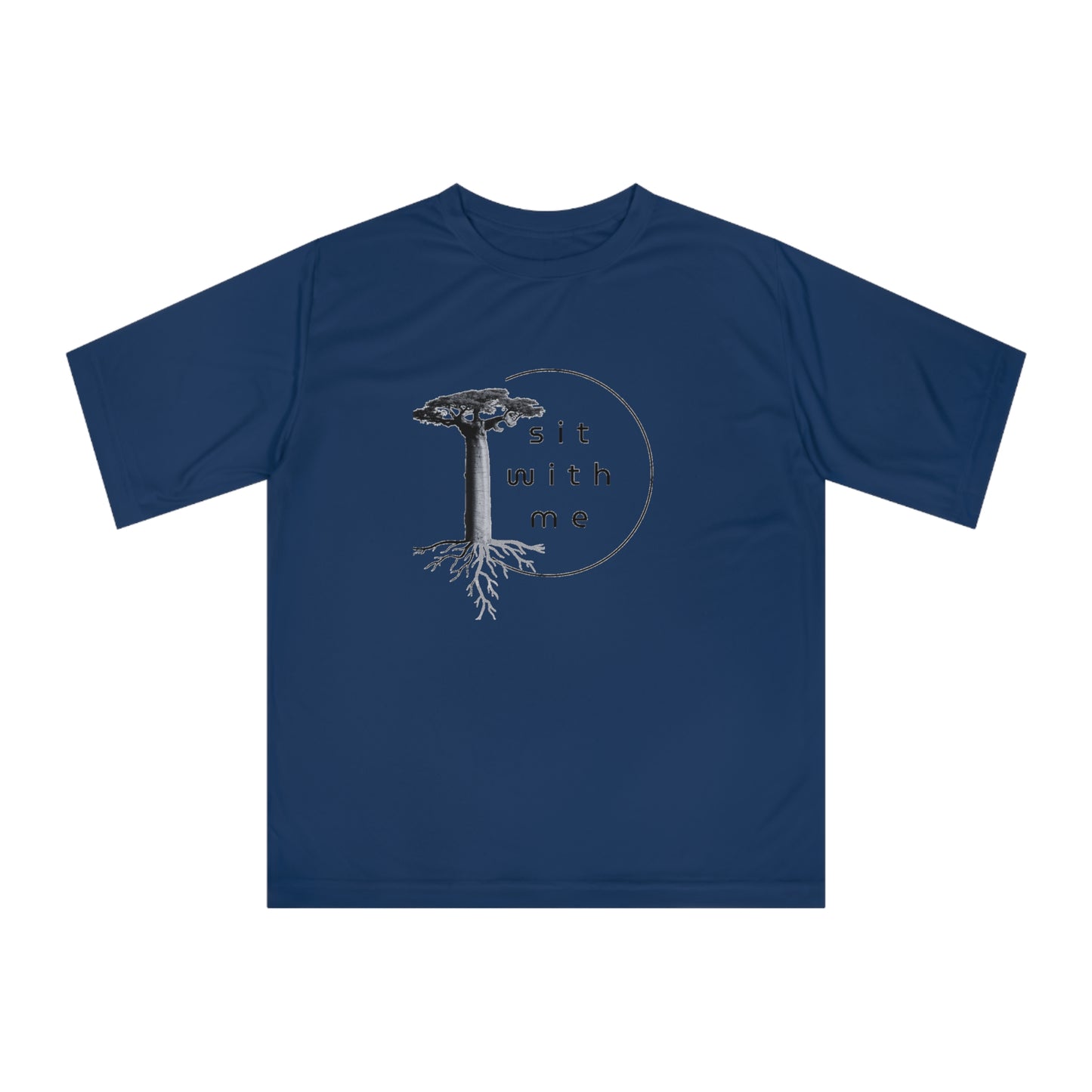 Mindful Tree Performance T-Shirt - Eco-Friendly Apparel, Unisex Gift, Yoga Attire, Outdoor Wear, Casual Style